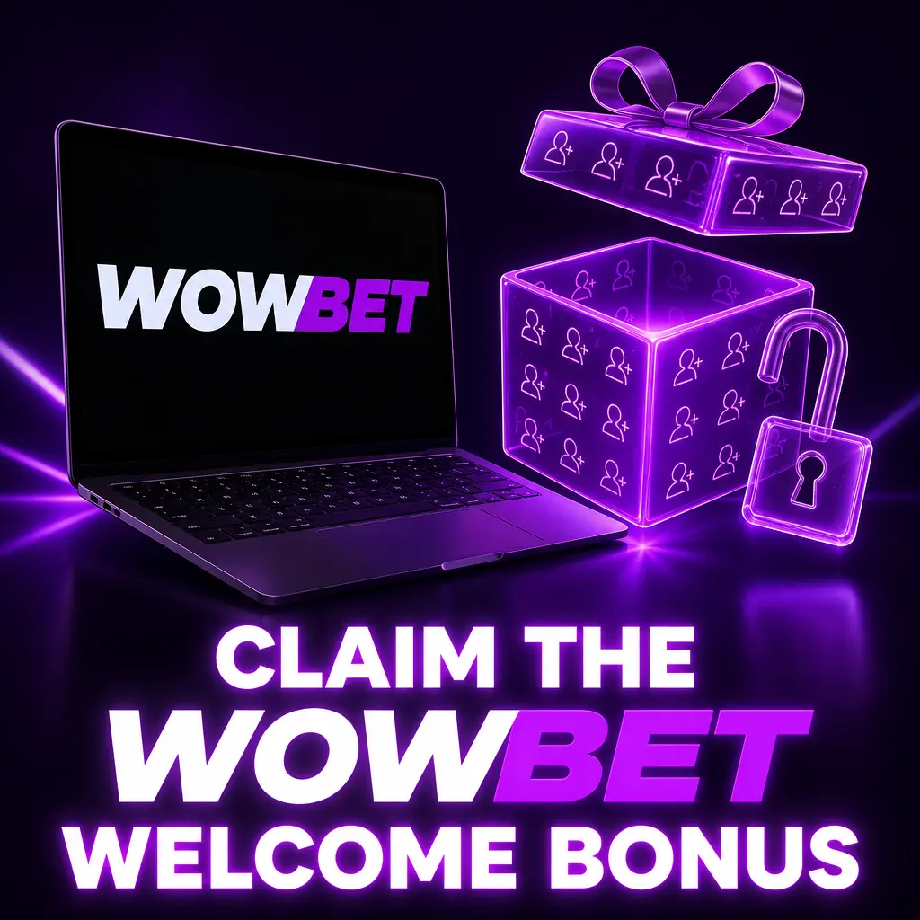 Wowbet welcome bonus: 100% first deposit match up to 7,200 PHP for new players who register and deposit